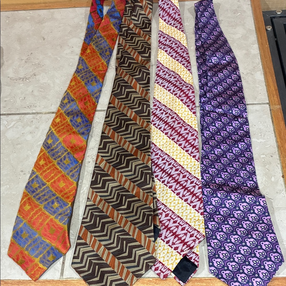 Men's Purple Patterned Neck Tie - Sir Cabot and others